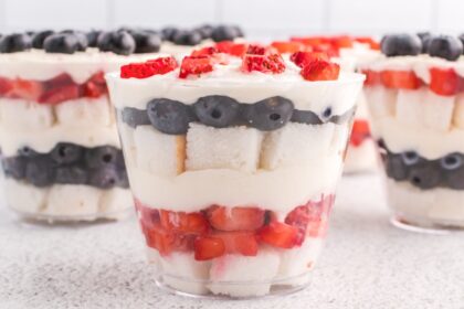 Red White and Blue Mini Trifles