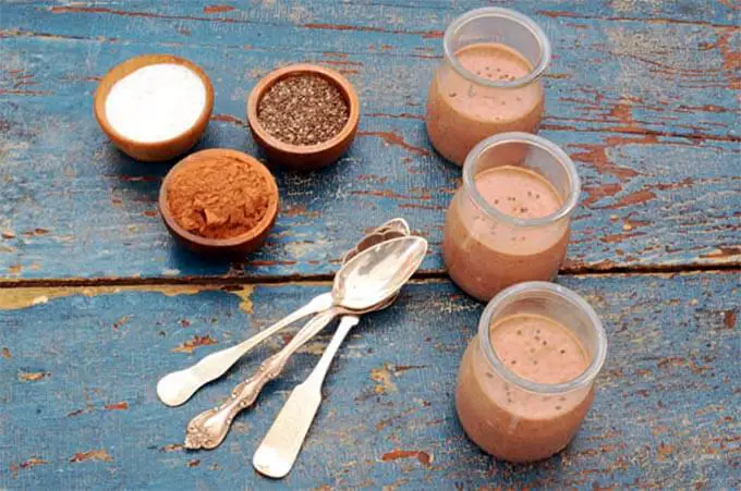Schokoladenpudding mit Chia-Samen