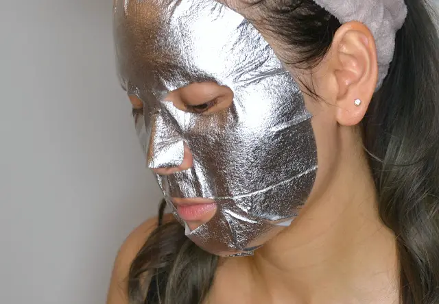 Masque Bar – Tuchmaske mit Silberfolie