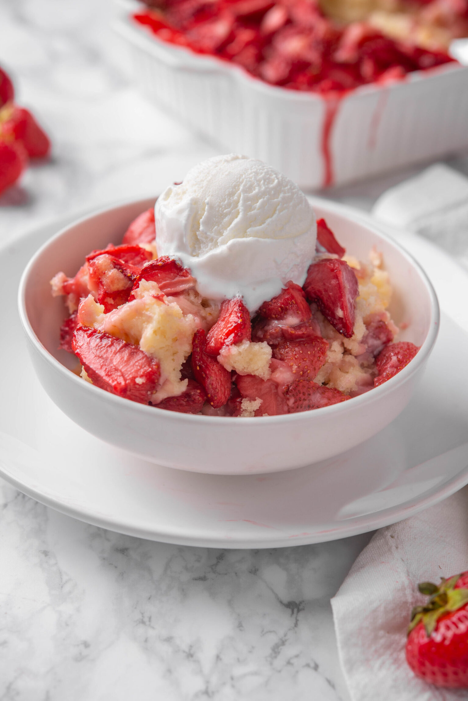 Strawberry Cobbler