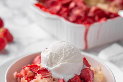 Strawberry Cobbler