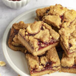 pb&j bars stacked on plate