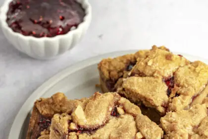 pb&j bars stacked on plate