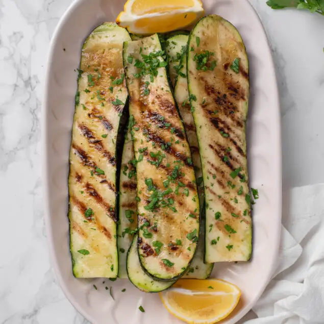 Rezept für gegrillte Zucchini