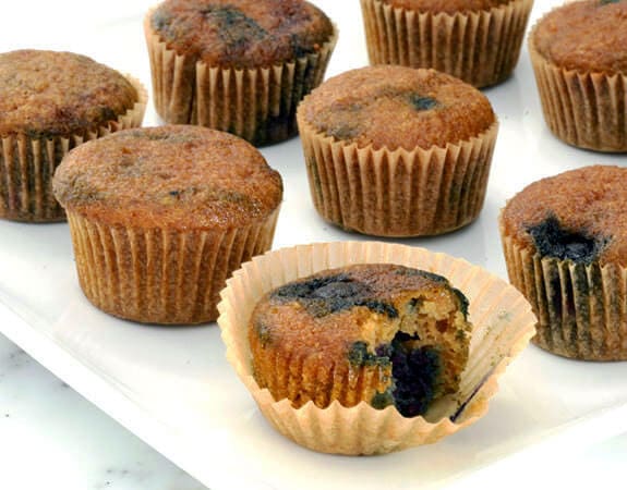 Paleo-Rezept für Blaubeermuffins