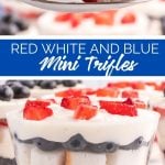Rezept für rot-weiß-blaue Mini-Trifles von Family Fresh Meals