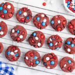 Rezept für Red Velvet Cake Mix Cookies