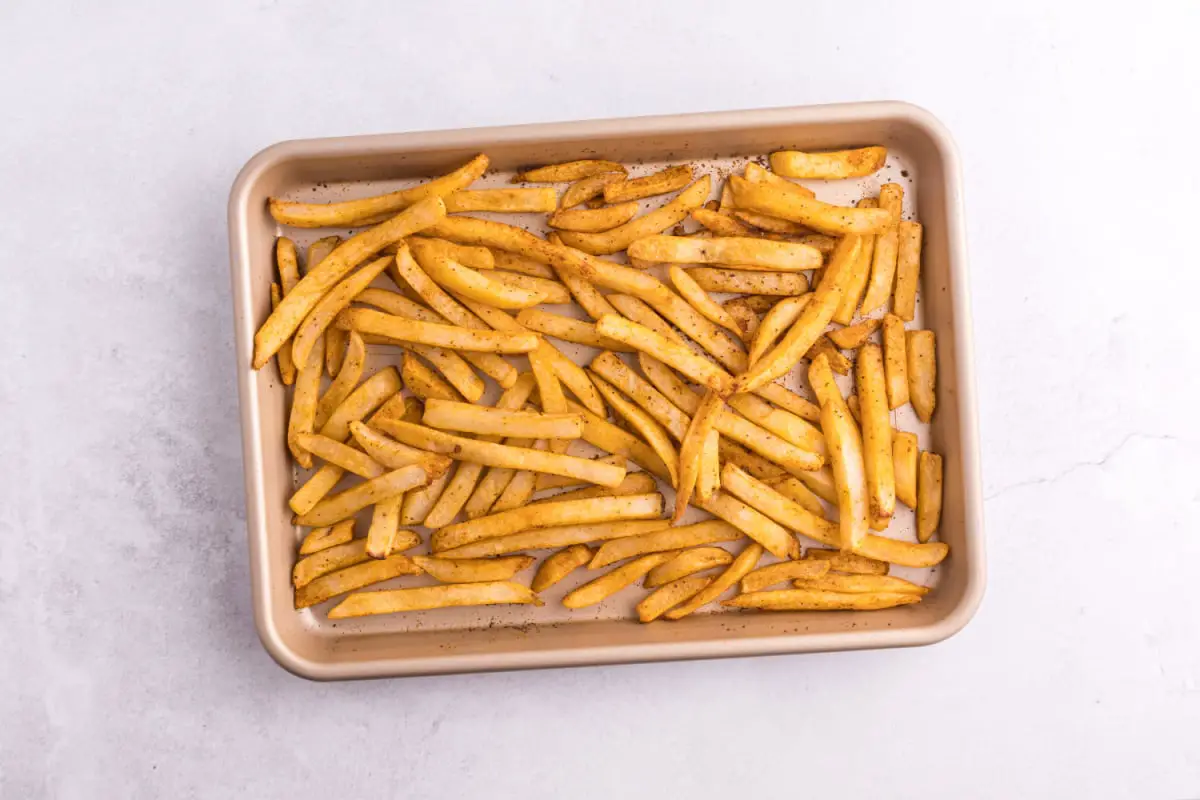 Pommes Frites auf Backblech