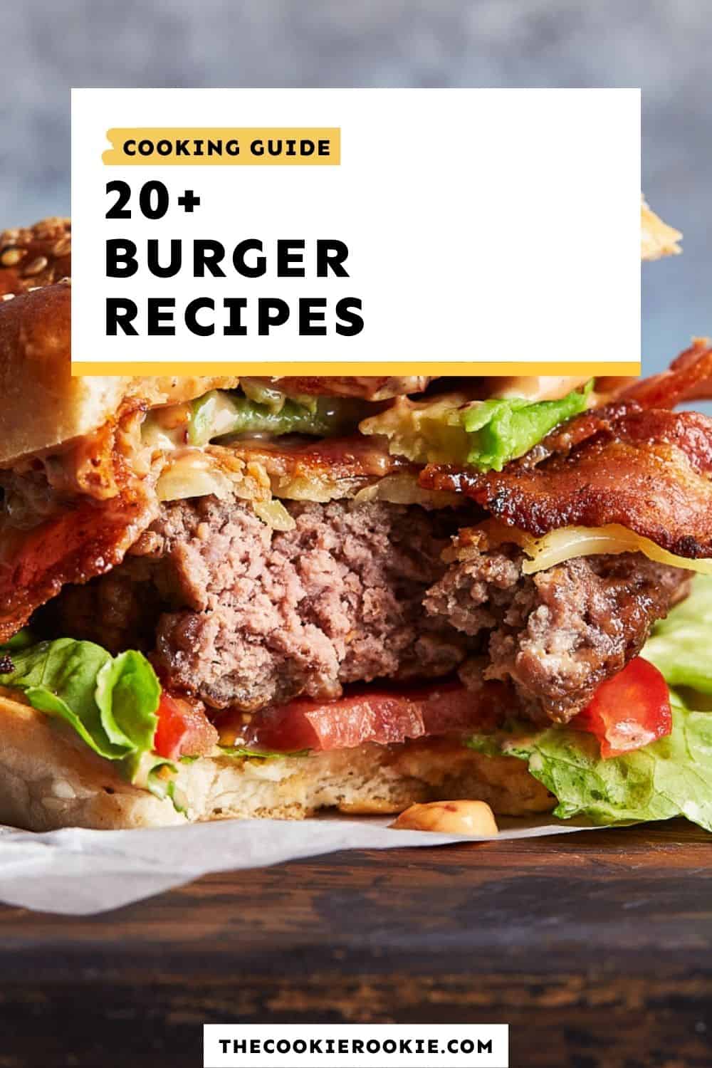 20 burger recipes