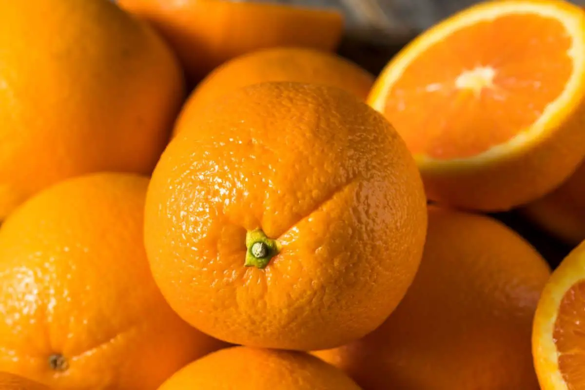 frische Navel-Orangen.