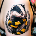 8 Hufflepuff-Tattoo-Ideen als Symbol für Loyalität und Hingabe