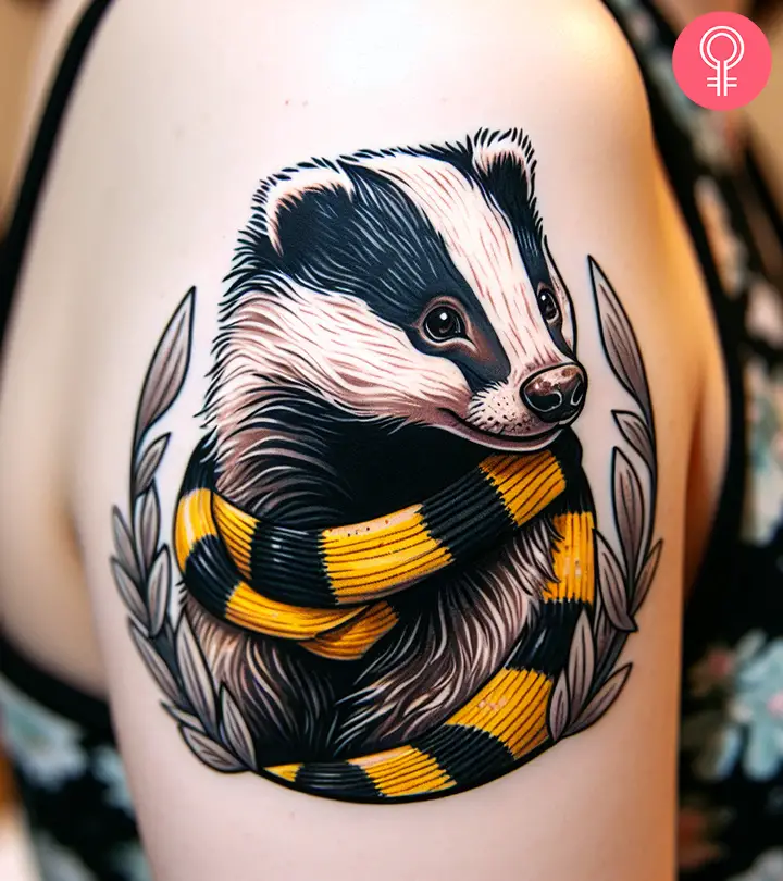 8 Hufflepuff-Tattoo-Ideen als Symbol für Loyalität und Hingabe