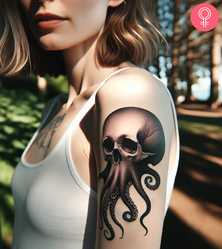 8 einzigartige Oktopus-Totenkopf-Tattoo-Ideen mit Bedeutung