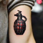 8 Ideen und Designs für Tattoos mit Sprenggranaten