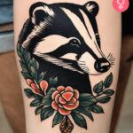 8 kreative Dachs-Tattoo-Designs mit ihren Bedeutungen