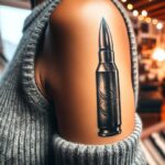 8 tolle Ideen für Kugel-Tattoos für Waffenfans