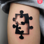 8 tolle Puzzleteil-Tattoo-Designs, Ideen mit Bedeutung