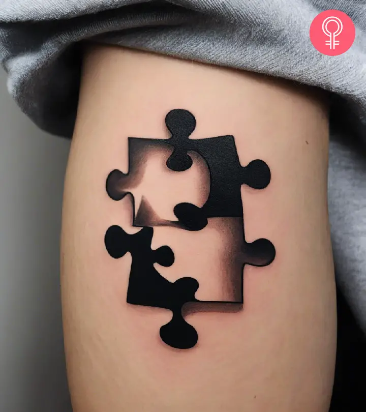 8 tolle Puzzleteil-Tattoo-Designs, Ideen mit Bedeutung