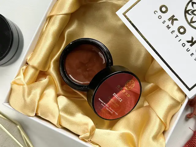 Okoko Cosmetiques Delice Aufhellende und glättende Schlafmaske