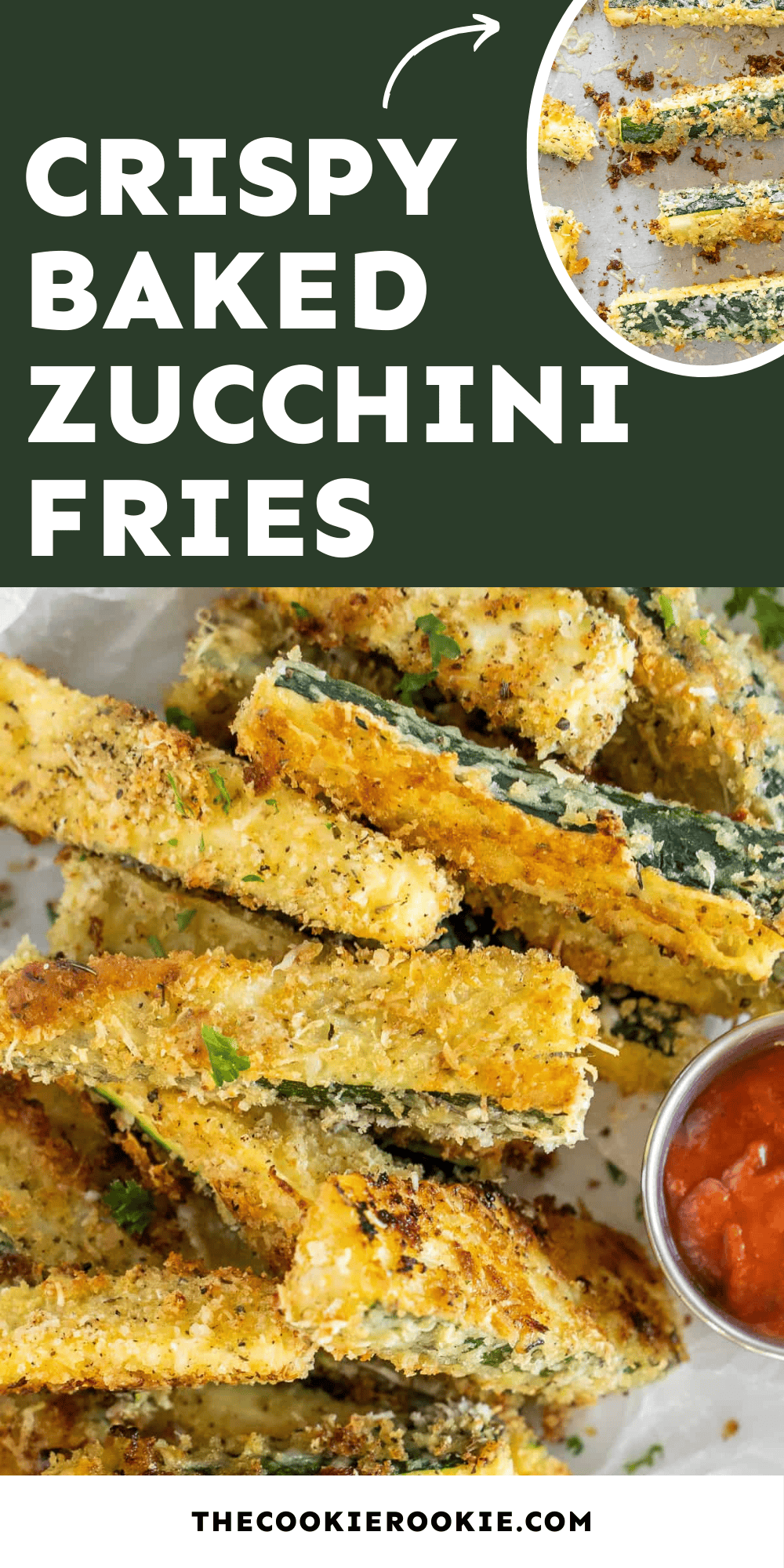 gebackene Zucchini-Pommes-Pins