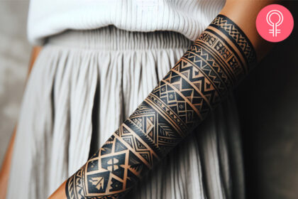 8 erstaunliche polynesische Unterarm-Tattoo-Ideen, Designs und Bedeutungen