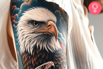 8 dynamische Adler- und Schlangen-Tattoo-Ideen