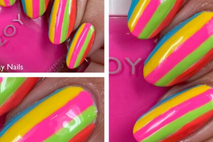 Neonstreifen mit Zoya Beachy Brights