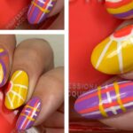 Neon-Nagelkunst zum Ende des Sommers