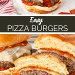 Einfache Pizza-Burger von Family Fresh Meals