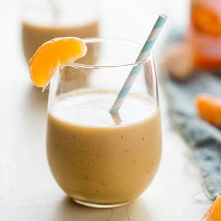 Bananen-Vanille-Orangen-Smoothie | Food Faith Fitness