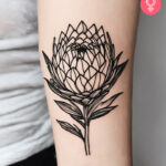 8 symbolische Protea-Tattoo-Designs, die Schönheit und Ausdauer hervorrufen