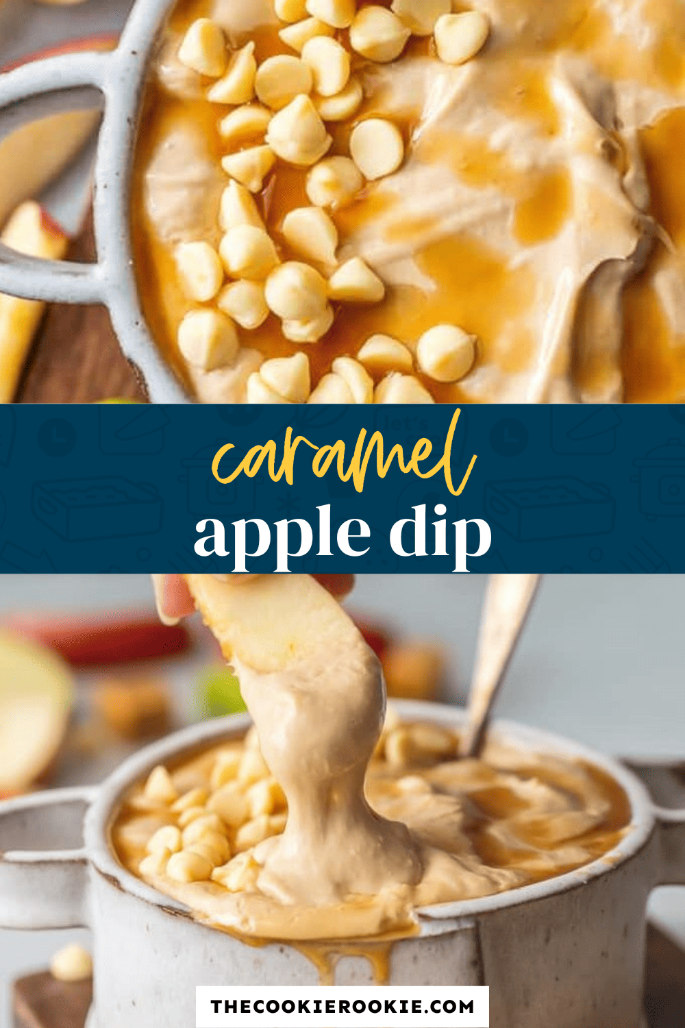 Karamell-Apfel-Dip.